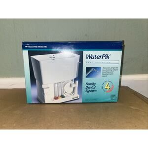 Vintage Waterpik Oral Irrigator Family Dental System 4 Jet Tips Model WP-30W